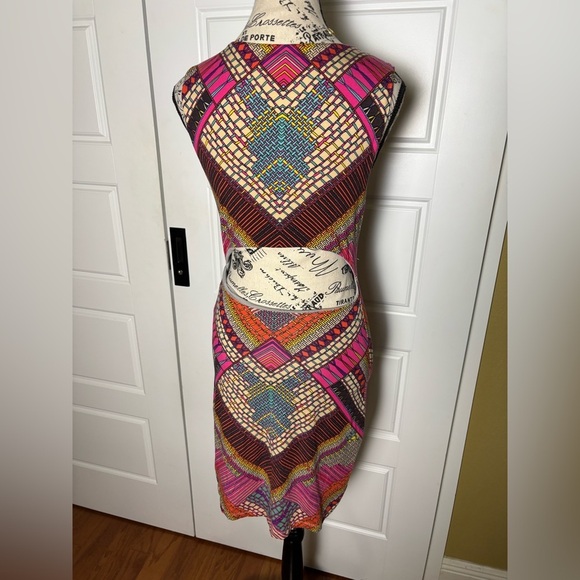 Mara Hoffman Mini Dress in Kasuri Pink - Picture 2 of 7